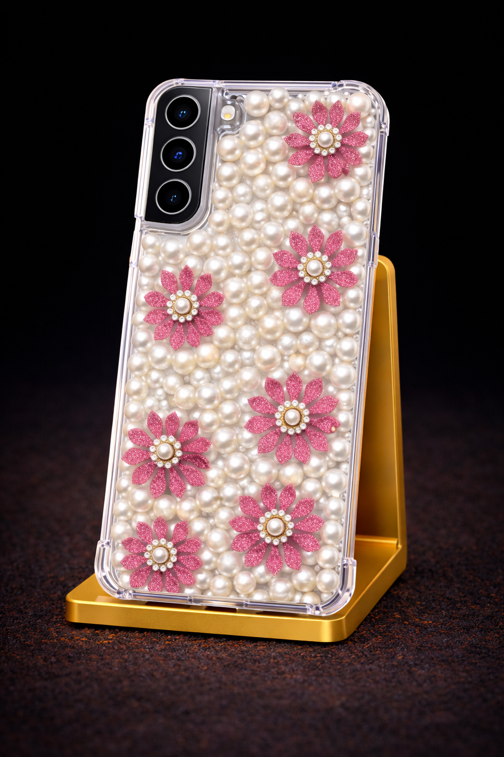 🌸 Rose Pearl Garden Case 🌸