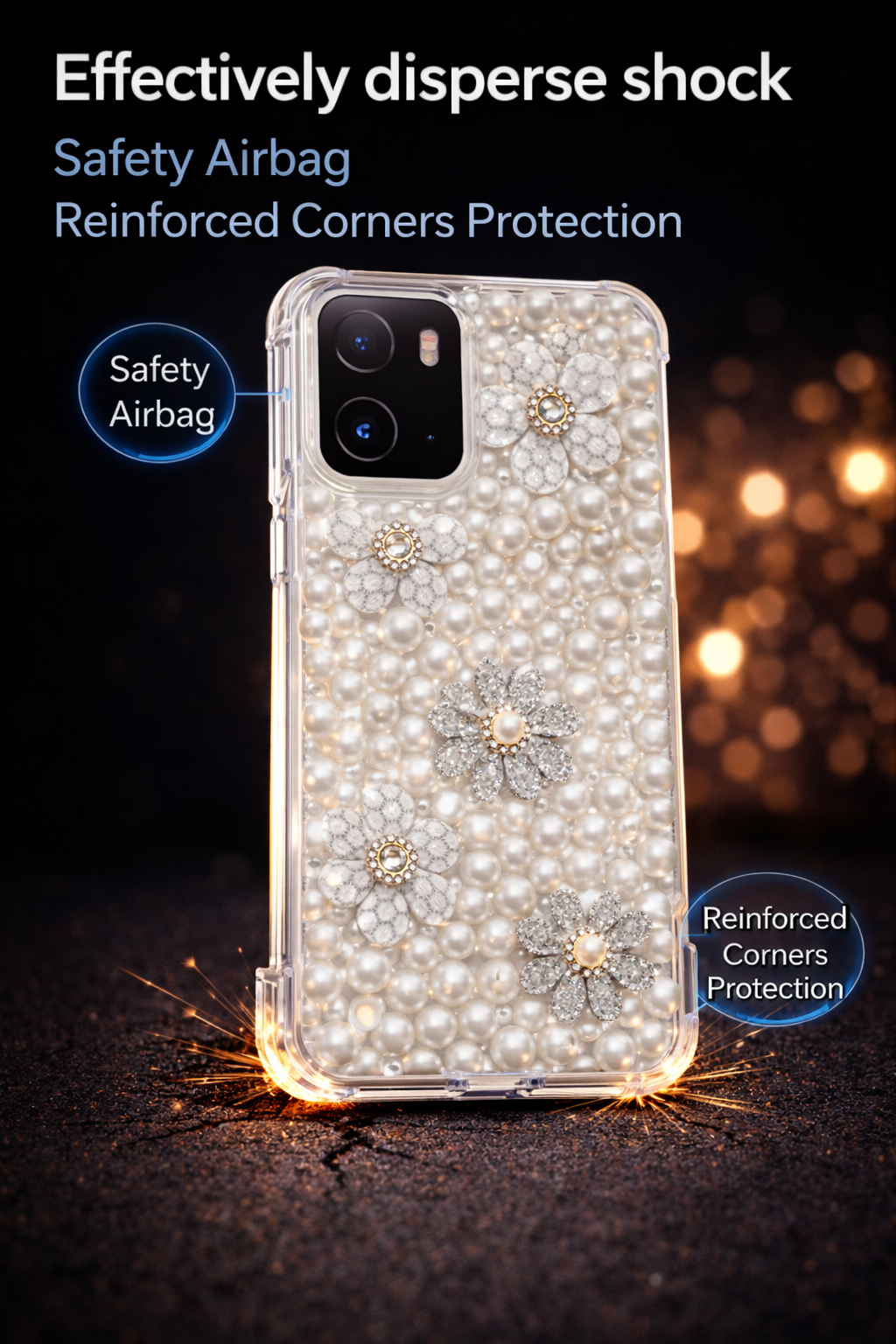 ✨ Royal Pearl Blossom Case ✨