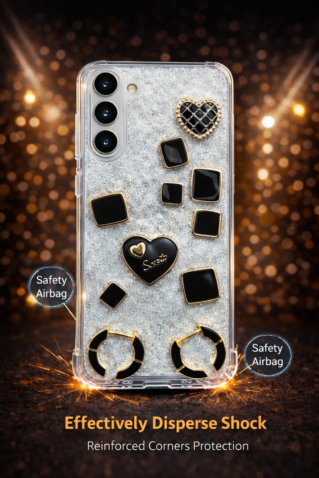 Elegant Silver • Bold Black • Superior Protection case