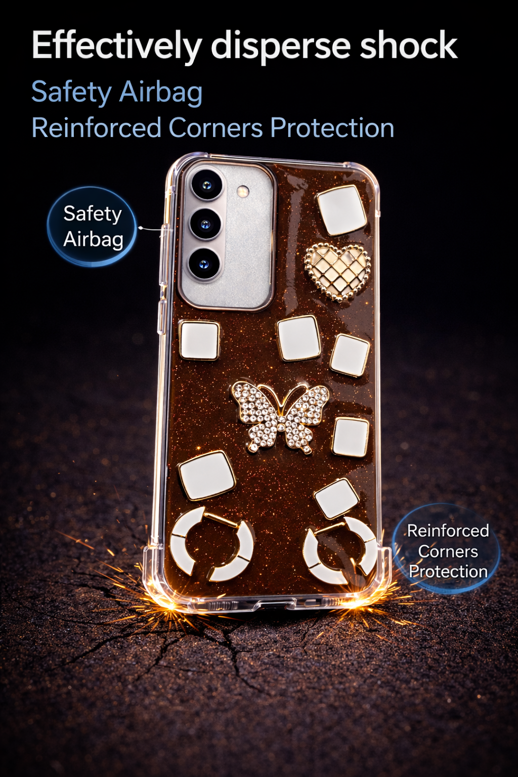 Chocolate Glow AirCushion™ Designer Case