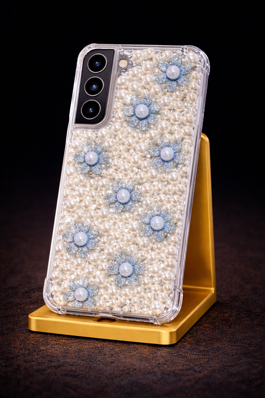 💠 Blue Blossom Pearl Royale Case 💠