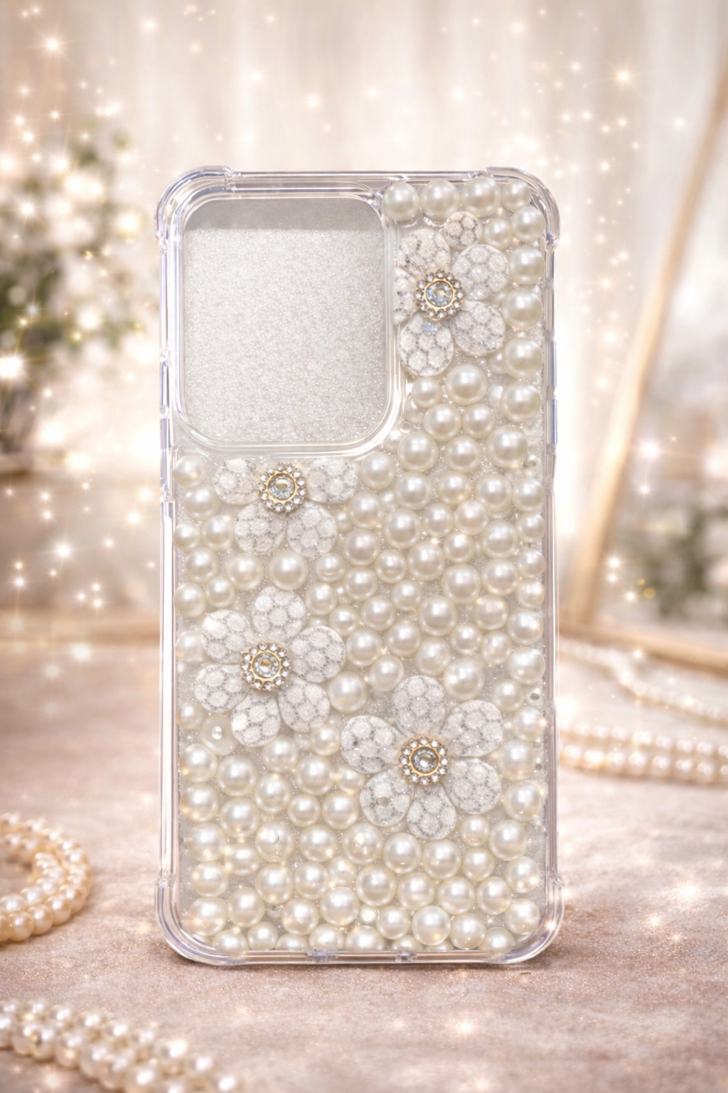 ✨ Royal Pearl Blossom Case ✨
